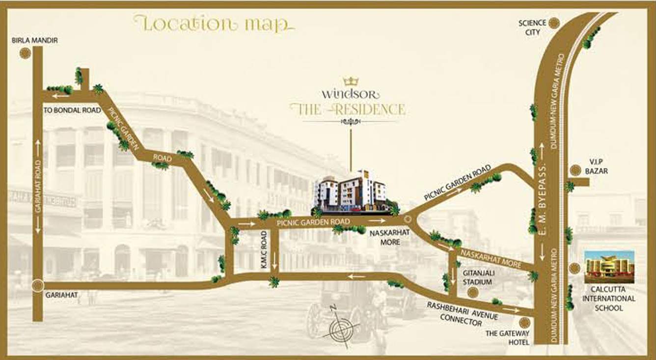 Images for Location Plan of Meharia Windsor The Residence