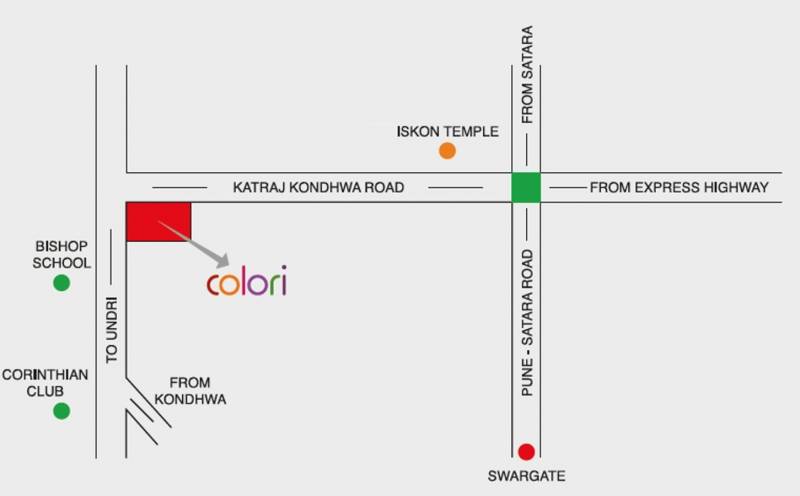 Images for Location Plan of Amit Colori Phase III G Building