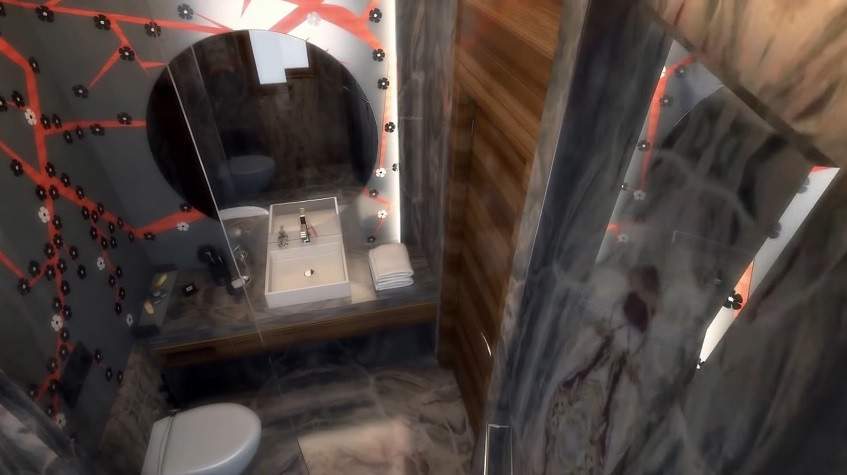  rising city houston residency 15 to 18 floor Bathroom