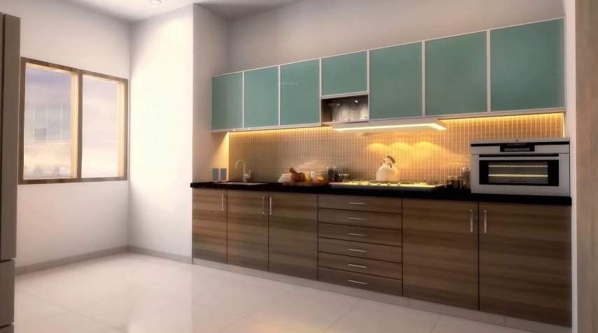  rising city houston residency 15 to 18 floor Kitchen