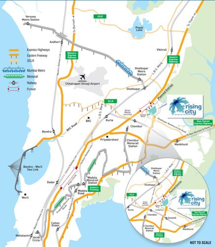 Images for Location Plan of Rare Townships Rising City Houston Residency Upto 14 Floor