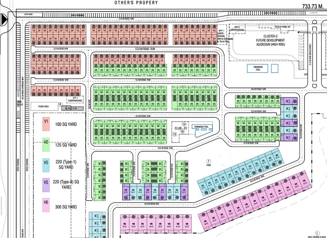 Images for Master Plan of Godrej Crest