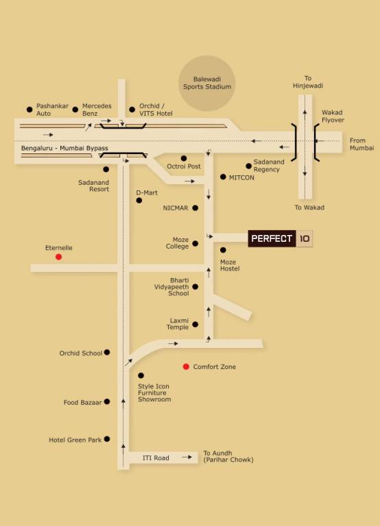 perfect 10 phase ii Location Plan