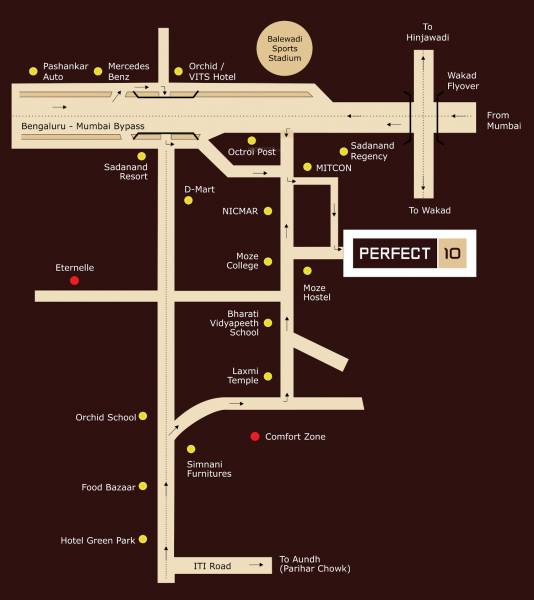  perfect-10-phase-iii Location Plan