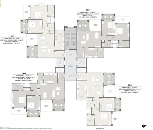  countrywoods-building-4 Hubtown Countrywoods Building 4 Cluster Plan
