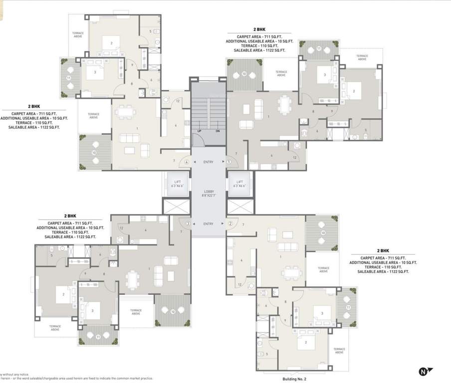  countrywoods building 4 Hubtown Countrywoods Building 4 Cluster Plan