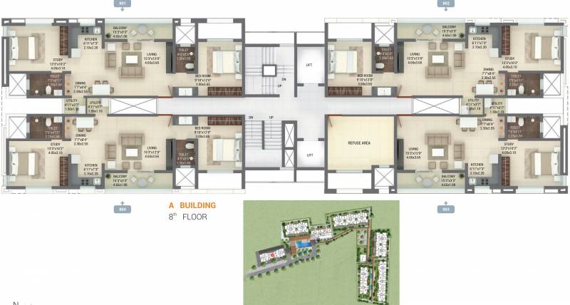 Images for Cluster Plan of Rohan Leher 2 Wing A