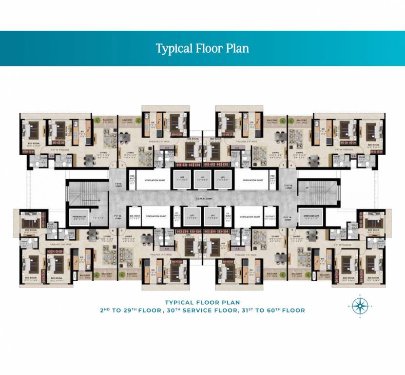  shivsai paradise Arsenal Cluster Plan