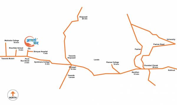 Images for Location Plan of Maple Aapla Ghar Paud 2 Phase I