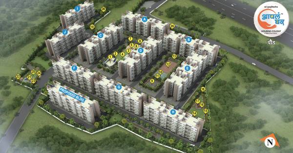 Images for Elevation of Maple Aapla Ghar Paud 2 Phase I