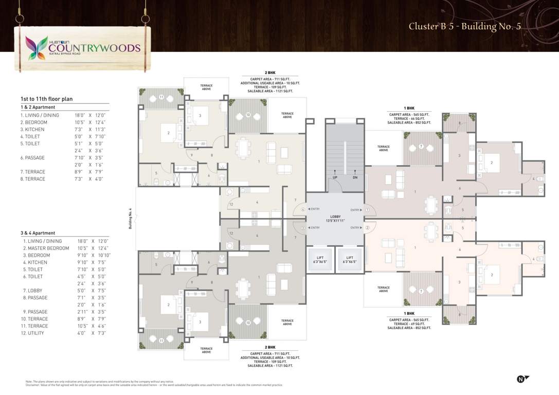  countrywoods building 5 Hubtown Countrywoods Building 5 Cluster Plan