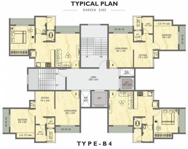 Images for Cluster Plan of Sai Shrushti Heights B4