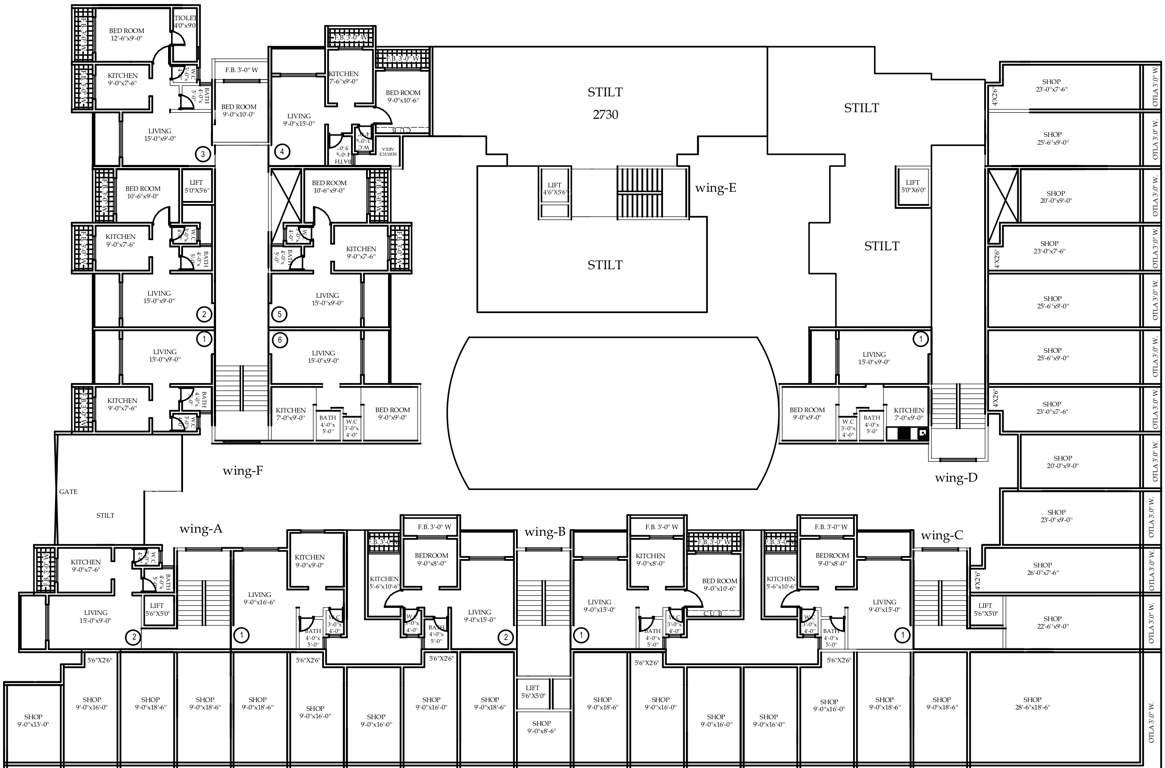 Images for Cluster Plan of Om Residency