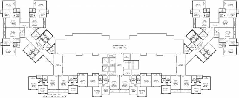 Images for Cluster Plan of Samrin Sudama Regency Building No 2 3 4