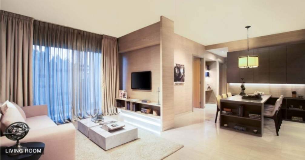  akshar green world Living Area