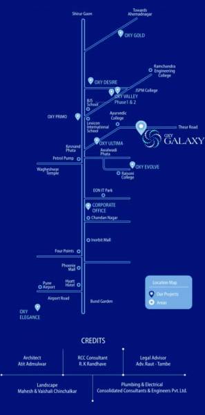  galaxy Location Plan