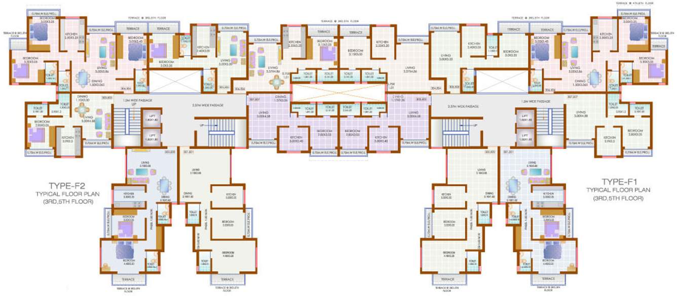 Images for Cluster Plan of Stalwart Usha Kiran Residency F1 F2