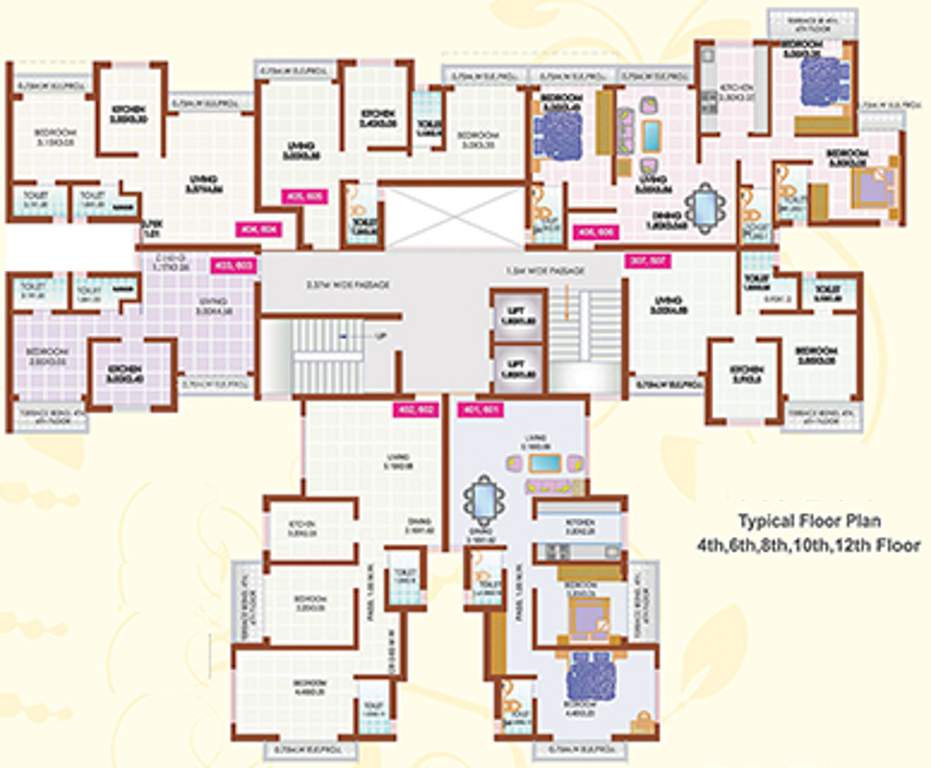 Images for Cluster Plan of Stalwart Usha Kiran Residency F1 F2