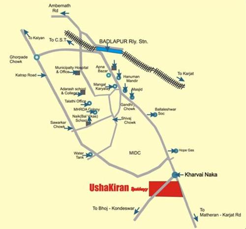 Images for Location Plan of Stalwart Usha Kiran Residency F1 F2