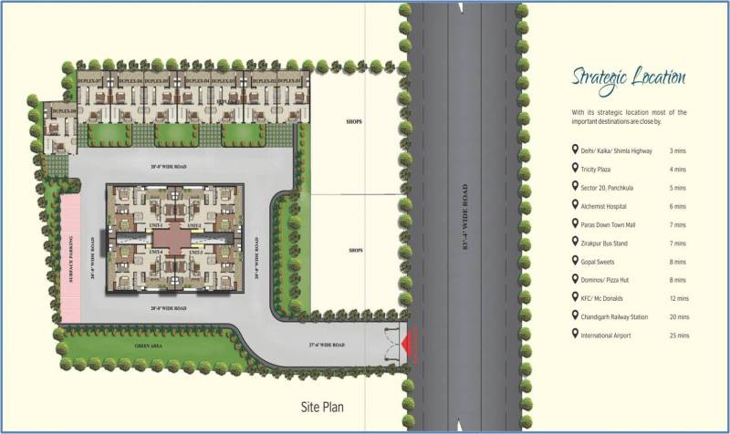 Images for Site Plan of MP Metro Towers Features For A Richer Life Villa