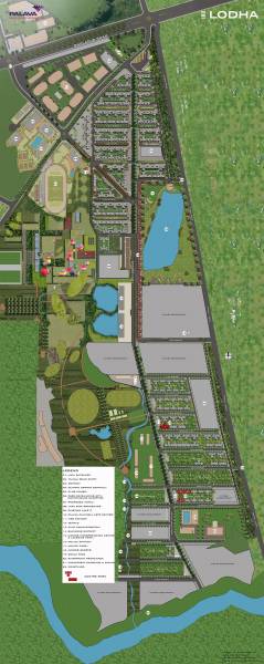 Images for Master Plan of Lodha Fontana A B I And J