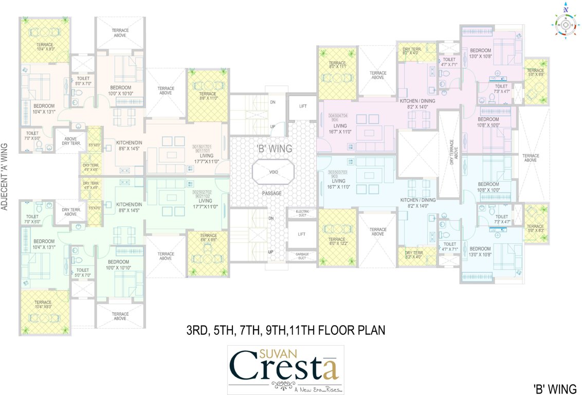  cresta phase b Images for Cluster Plan of Suvan Cresta Phase B
