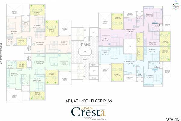  cresta-phase-b Images for Cluster Plan of Suvan Cresta Phase B