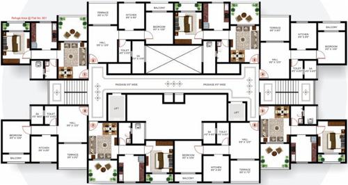  nano-estates-i Images for Cluster Plan of Mohan Nano Estates I
