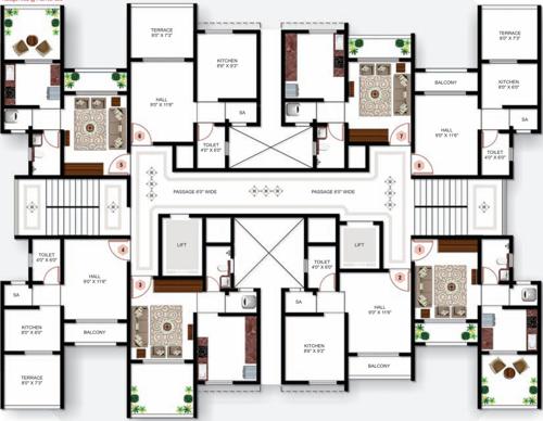  nano-estates-i Images for Cluster Plan of Mohan Nano Estates I