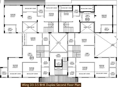 Images for Cluster Plan of Atul Westernhills B3 And B4 D1 To D4