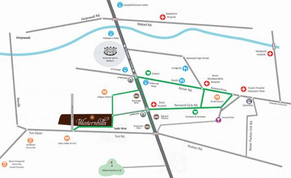 Images for Location Plan of Atul Westernhills B3 And B4 D1 To D4