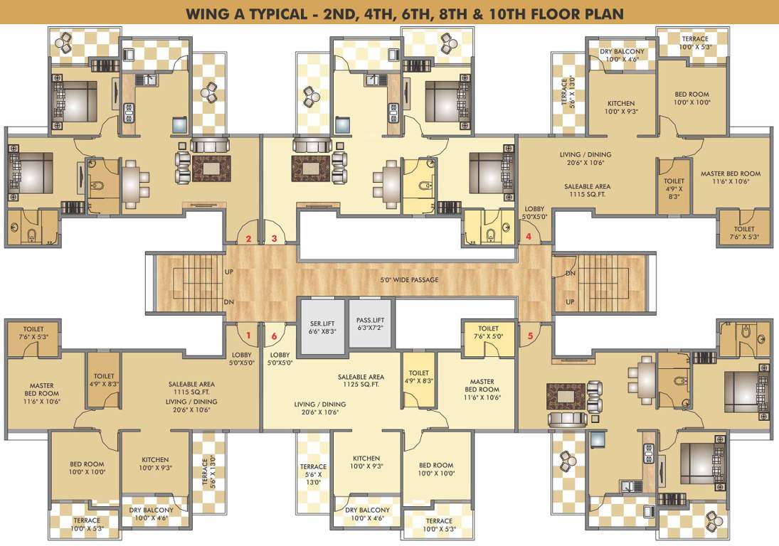 kingston aura Images for Cluster Plan of Vedant Kingston Aura A B C D E