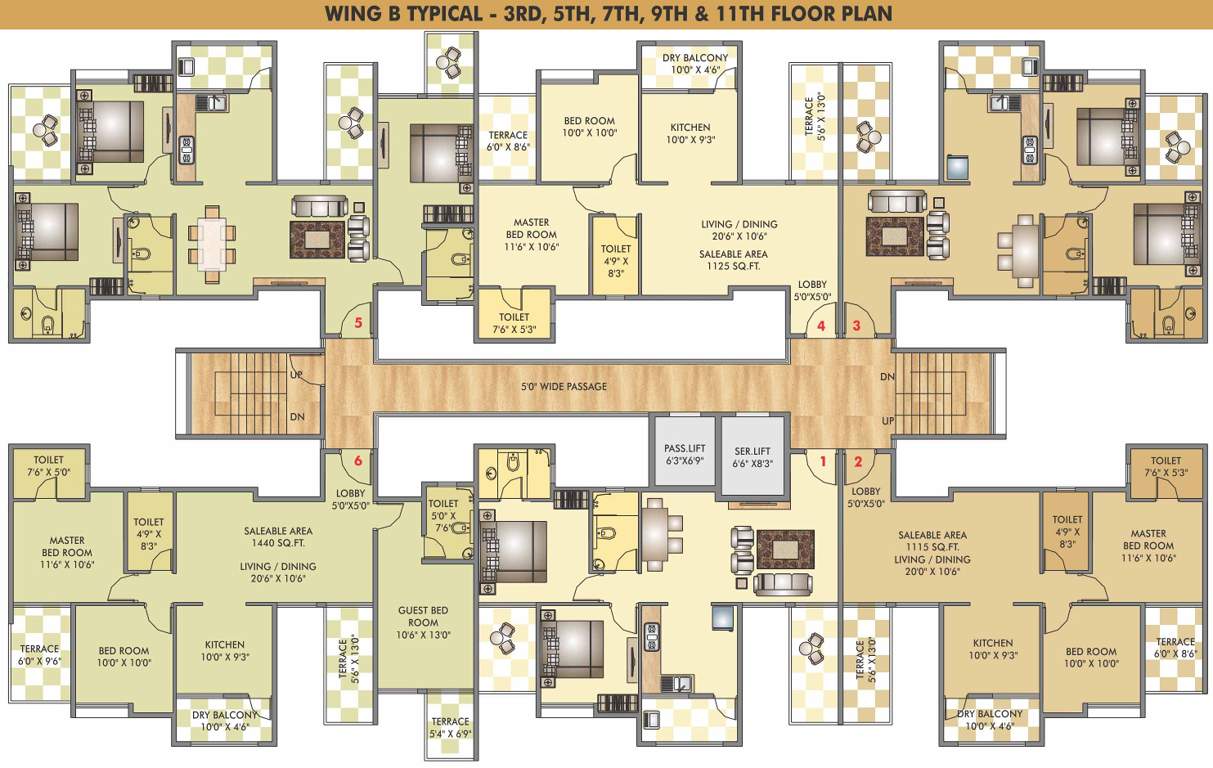  kingston aura Images for Cluster Plan of Vedant Kingston Aura A B C D E