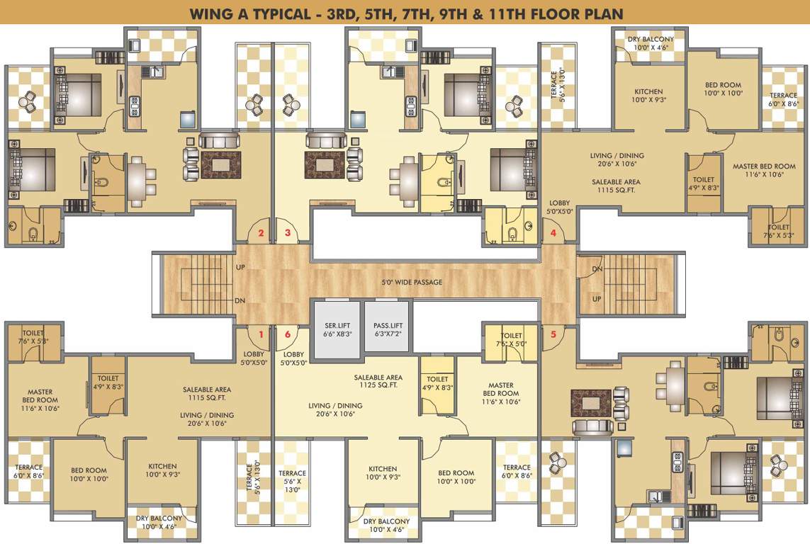  kingston aura Images for Cluster Plan of Vedant Kingston Aura A B C D E