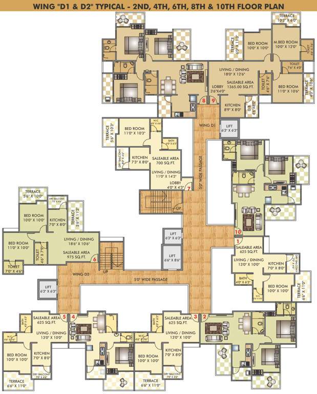  kingston aura Images for Cluster Plan of Vedant Kingston Aura A B C D E