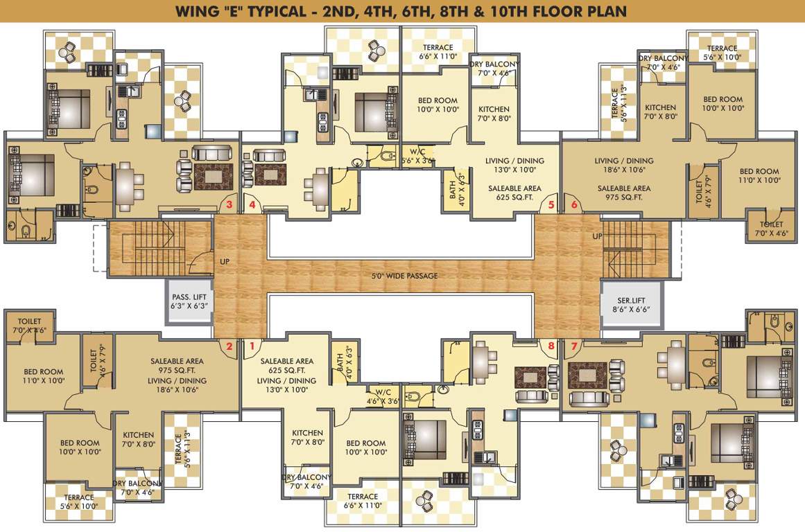  kingston aura Images for Cluster Plan of Vedant Kingston Aura A B C D E