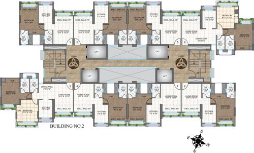 Images for Cluster Plan of Siddharth Riverwood Park Building No 2
