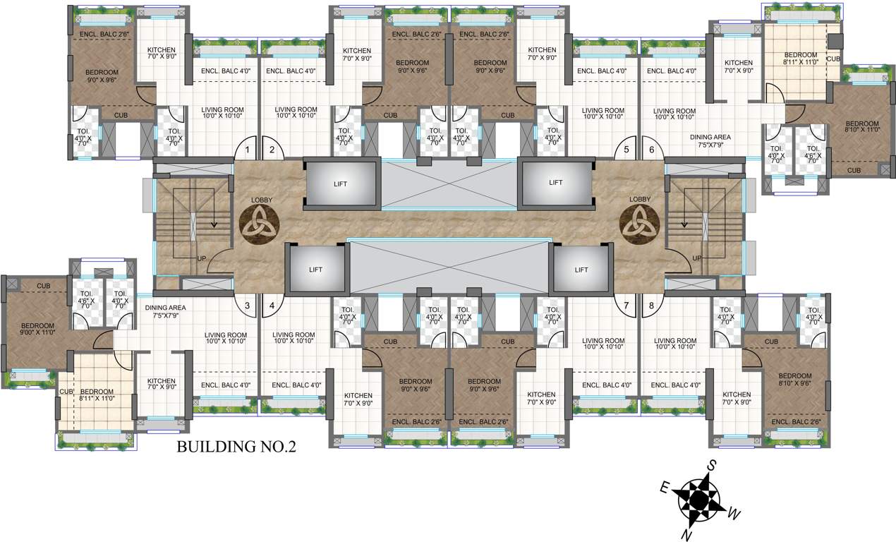 Images for Cluster Plan of Siddharth Riverwood Park Building No 2