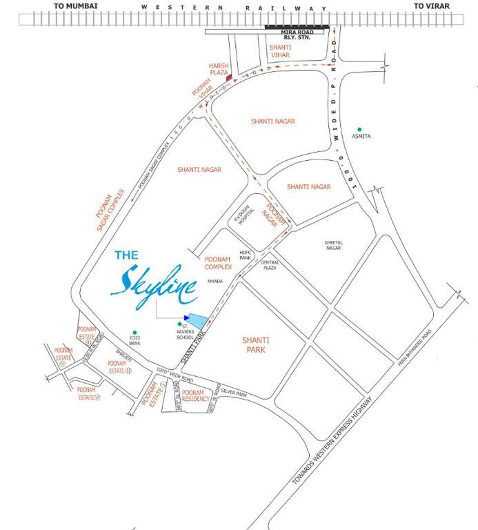 Images for Location Plan of Unique Skyline II MHADA