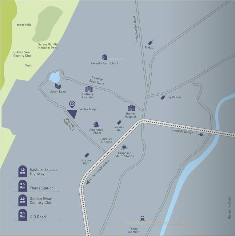 Images for Location Plan of Puraniks Glorio Grand Central