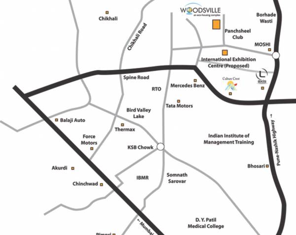 Images for Location Plan of Pharande Woodsville Phase 3 Cluster B