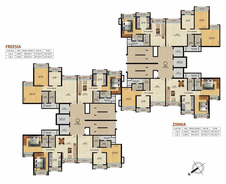Images for Cluster Plan of Mukta Residency Phase 2