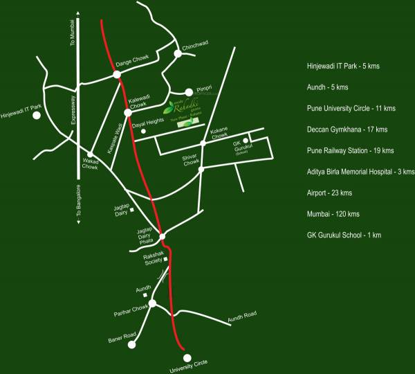 Images for Location Plan of GK Royale Rahadki Greens New Phase 1 AND 2 BHK Energy Homes