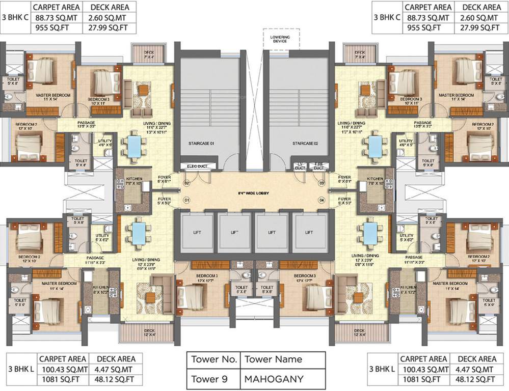  runwal forests tower 9 to 11 Images for Cluster Plan of Runwal Forest Tower 9 To 11