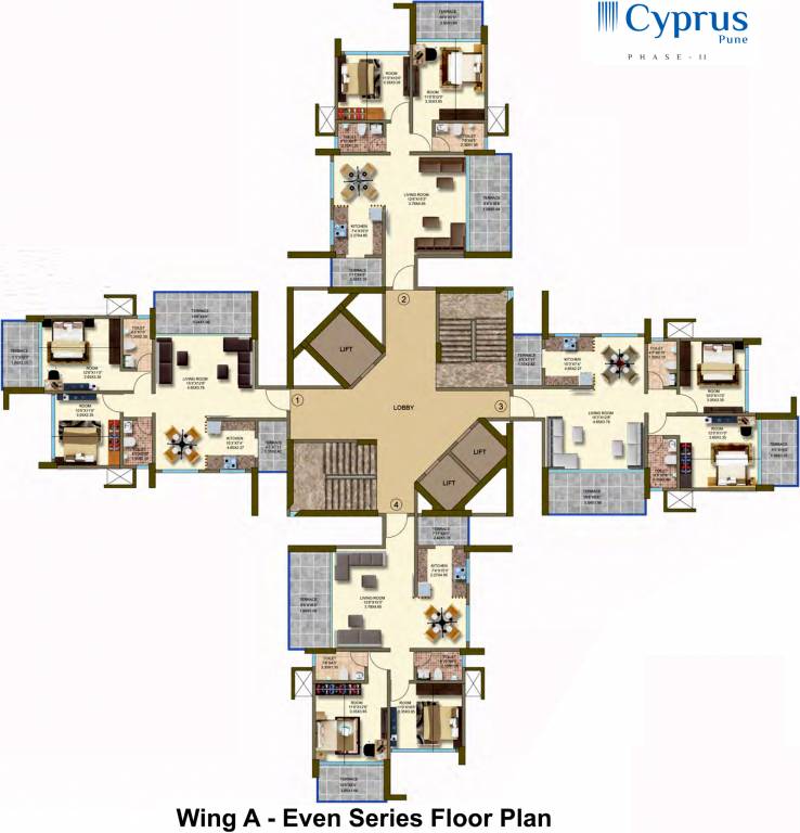 Images for Cluster Plan of Kanakia Cyprus