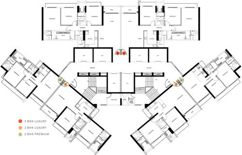 Images for Cluster Plan of SD Building No 3 Wing B Astron
