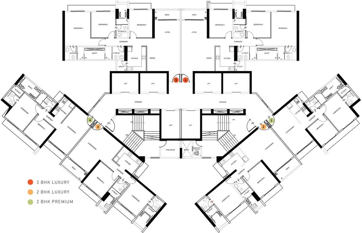 Images for Cluster Plan of SD Building No 3 Wing B Astron