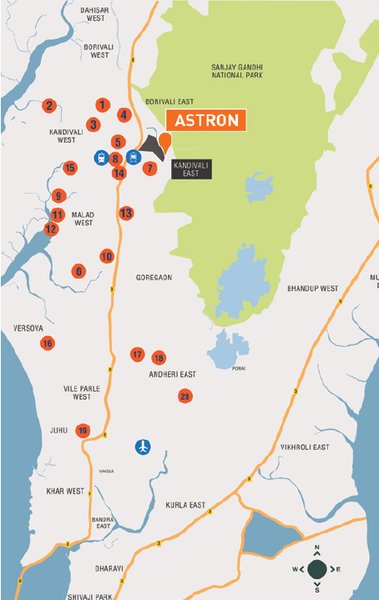 building no 3 wing b astron Location Plan