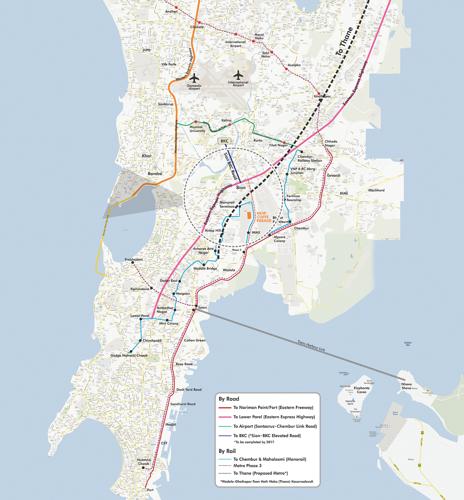 Images for Location Plan of Lodha New Cuffe Parade Lodha Dioro And Elisium 41st To 45th Floor
