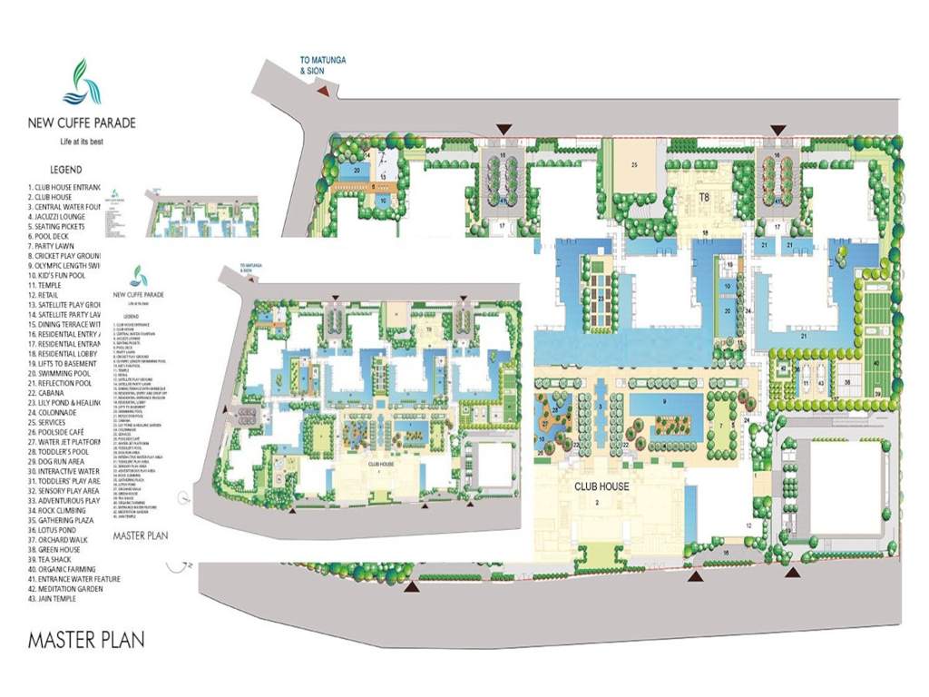  new cuffe parade lodha dioro and elisium 41st to 45th floor Master Plan